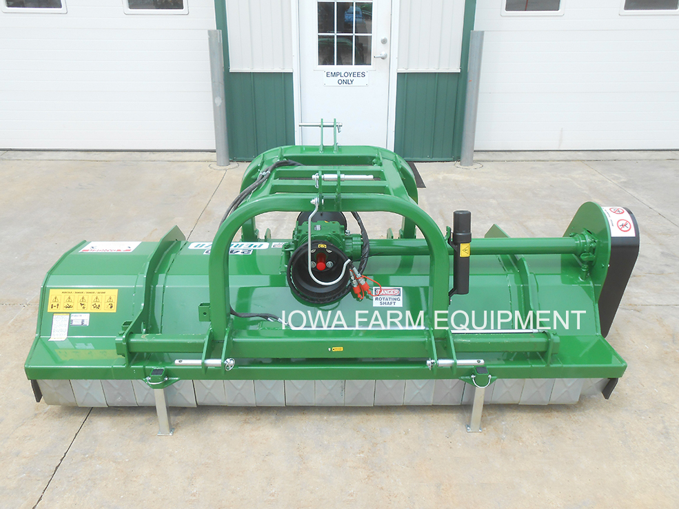 Double Hitch Offset Flail Mower