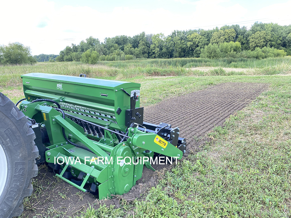 3-Point Rotary Tiller with Seeder