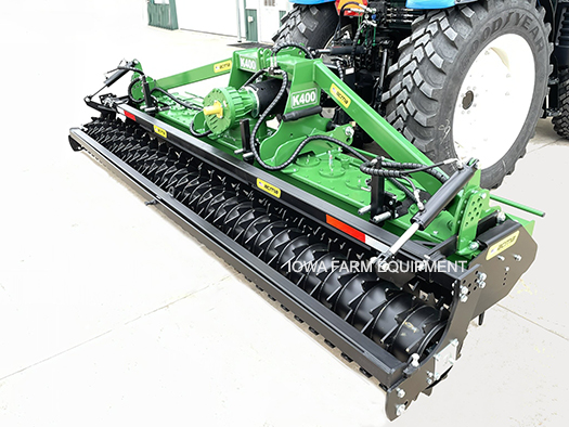 Power Harrow with Mesh Roller