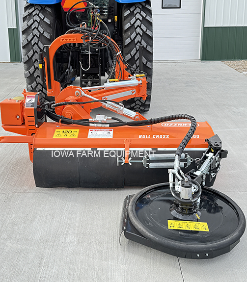 3-Point Flail Mower with Side Trim Head