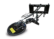 Side Trim Mower with Skid Steer Quick Attach