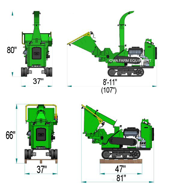 Peruzzo TB120C PRO Wood Chipper