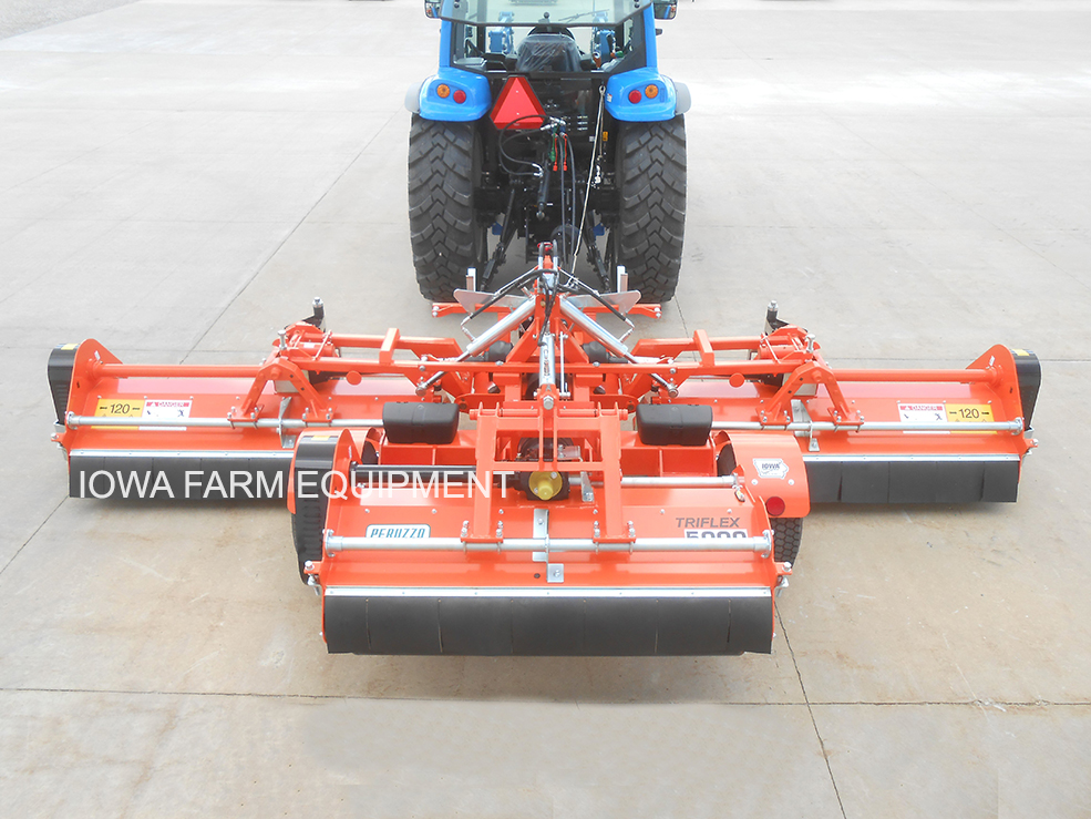 LS8101 Tractor and Peruzzo TriDeck Flail Mower Package